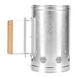 Maxbell Barbecue Chimney Starter Wooden Handle for Kitchen Travelling Indoor Outdoor