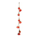 Maxbell Simulation Persimmon Pendant Fake Persimmon Adornment for Dining Room Office Red