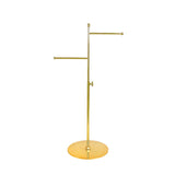 Maxbell Clothes Rack Multifunctional Clothing Rack Adjustable Height Garment Rack Gold