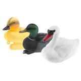 Maxbell Set of 3 Plastic Floating Swan & Duck Decoy for Hunting &Fishing Scarecrow