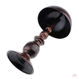 6 Pcs Retro Wig Hanger Metal Caps Display Stand Rack for All Wigs & Hats