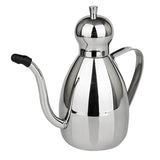 Stainless Steel Oil Can Drizzly Cruet Bottle Dispenser with Drip  0.35L