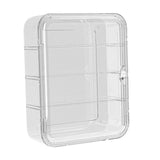 Maxbell Acrylic Figure Storage Box Dustproof for Mini Toy Action Figures Collections