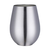 Maxbell Stainless Steel Beer Mug Stemless Cocktail Mug for Bar Drinkware Home Hiking Silver
