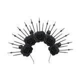 Maxbell Maxbell Flower Headband Girls Halloween Headband Crown Headpiece for Day of The Dead