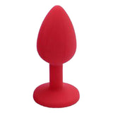 Maxbell Silicone Anal Butt Backcourt Plug Sex Stopper Adult Sex Toys for Men/Women Red S
