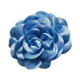 Maxbell Flower Brooch 3.94'' Floral Hair Pins for Women Decorative Elegant Lapel Pin Blue
