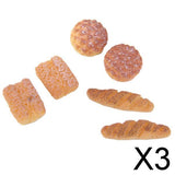 Maxbell 3x1/12 Scale Dollhouse Miniature Simulation Cooking Kit Bread