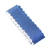 Maxbell 4 Yards Denim Laced Ribbon For DIY Hair Bows Decorative Ribbon Sewing Bands