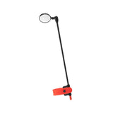 Maxbell Bike Helmet Mirror Aluminum Alloy Rod Easy to Install Turnable Convex Mirror Black Red