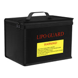 Maxbell Lipo Battery Fireproof Bag PVC Fireproof Spare Battery Bag Lipo Charging Bag Black
