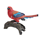 Maxbell Realistic Bird Figure Educational Toy Animal Figure for Desktop Balcony Yard Red Head