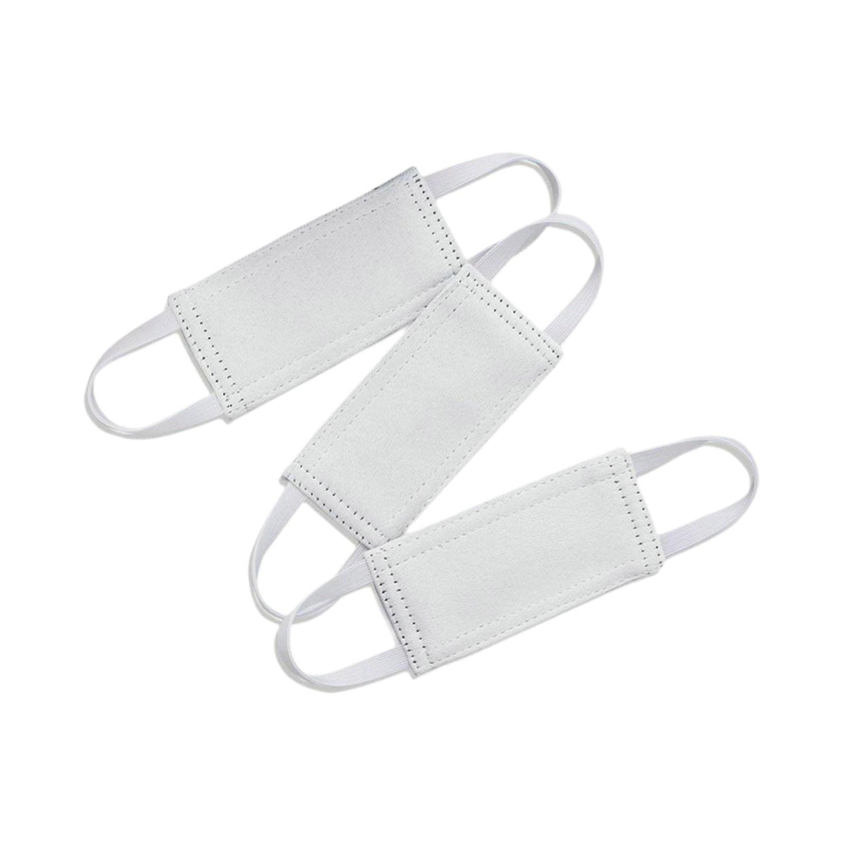 Maxbell 3 Pieces Door Closer Cushion Accessories Versatile for Dormitory with Straps White