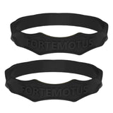 Maxbell Maxbell 2Pcs Patellar Strap for Men Women Knee Band for Basketball Volleyball Squats Black