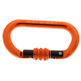 Maxbell Maxbell Rock Climbing Carabiner Screw Locking O-Shaped Buckle 8KN-25KN Orange