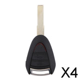 Maxbell 4x 3 Button Remote Key Shell Fob Replacement for Porsche Boxter 911 Cayman