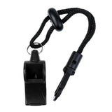 Maxbell Emergency Whistle with Clip On Lanyard for Outdoor Kayak Boat Safety Black - Aladdin Shoppers