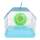 Maxbell Maxbell Dwarf Hamster Gerbil Mouse Rat Small Pet Cage House with wheel and Bowl