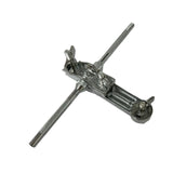 Maxbell Bass Drum Cowbell Holder Extension Bracket Durable Cowbell Clamp Replacement Single head