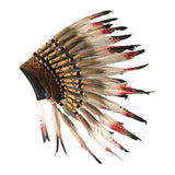 Maxbell Chief Indian Feather Headdress Novelty for Celebrations Stage Show Halloween
