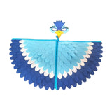 Maxbell Kids Animal Birds Wings Cloak Set Fun for Pretend Play Party Gift Masquerade Style D