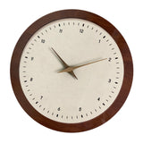 Wall Clock Modern Housewarming Gift Non Ticking for Living Room Hotel Office Round