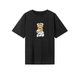 Maxbell Maxbell Women's T Shirt Summer Female Soft Short Sleeve Top for Office Travel Hiking XXL Black