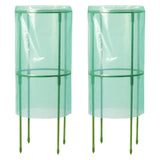 Maxbell Garden Cloches for Plants Gifts Reusable Sun Protection Protector Plant Cage 2 Piece