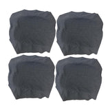 Maxbell 4Pcs Waterproof Stretch Dining Chair Cover Wedding Banquet Party Grey