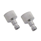Maxbell 2 Pieces 1/8" Plug Male Fitting for Airbrush Hose Air Compressor Accessories