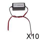 Maxbell 10x12V Power Relay Capacitor Filter Rectifiers for Car Rear View Back Up Camera