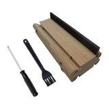 Maxbell Guitar Fret End Beveling File Multiuse Luthier Tool for Bass Guitar Rounding Type A