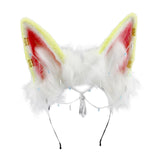 Maxbell Cat Ears Headband Comfortable Headpiece for Women Girls Daily wearing Makeup Yellow