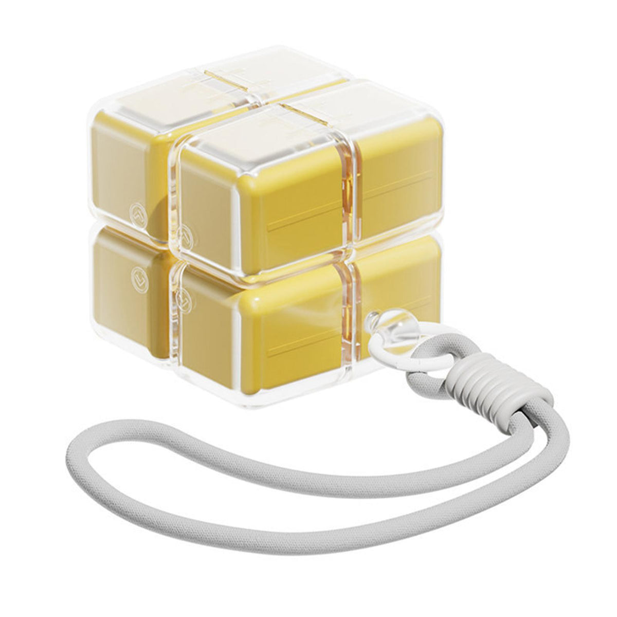 Pill Organizer for Traveling Versatile Medicine Case for Purse Backpack Trip Yellow