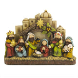 Maxbell Nativity Scene Figurine Decorative Religious Craftwork for Home Car Tabletop