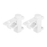 Maxbell 2 Pieces Curtain Rod Brackets Adjustable Clamp Sturdy for Bedroom Hotel Home