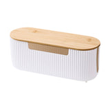 Maxbell Cable Management Box Office Cable Organizer for USB Hub Cover TV Wires Cords White