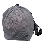 Mesh Sports Ball Bag Men Women Carrying Basketball Bag for Gym Soccer Travel Gray