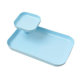Maxbell Double-deck Desktop Storage Box Stationery Organizer Pen Pencil Holder Blue - Aladdin Shoppers