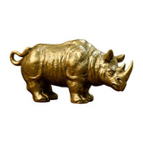Maxbell Maxbell Rhinoceros Statue Collectible Animal Sculpture for Decoration S