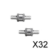 Maxbell 32x2 Pcs 10mm Non Return Fuel Line Oil Petrol Diesel Water One Way Check Valve
