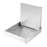 Maxbell Barbecue Plate Snack Container Oil Press Tray for Seafood Veggies Restaurant 28x28x5cm