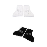 Maxbell 4pcs Ice Skate Boot Covers Protector for Figure Skating Velvet