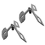 Maxbell 2x Universal Motorcycle Tail Lamp Brake Light Folding License Plate Bracket