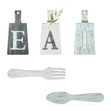 Maxbell 5Pcs Decorative Hanging Wooden Letters Room Farmhouse Rustic Wood Decoration C