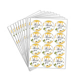 Maxbell Maxbell 10Pcs Honey Bee Thank You Stickers Round for Gift Packaging Festival Wedding