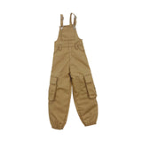 Maxbell 1/6 Scale Bib Overalls Mini Long Pants with Pocket for 12in Figures Dress up Khaki