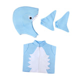 Maxbell Halloween Shark Costume Clothes for Stage Performance Holiday Party Supplies L