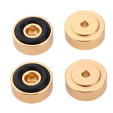 Maxbell 4 Pack Aluminum Speaker Spike Shockproof 20x8mm Isolation Feet Stand Cone Pad Turntable Amplifier CD DAC Recorder Gold - Aladdin Shoppers