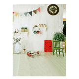 Maxbell Digital Cloth Photography Backcloth Dollhouse Scene Accessories 60 x 120cm